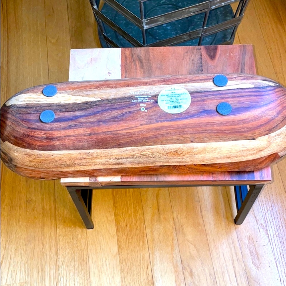 Rustic Wooden Serving Bowl - Picture 12 of 16